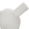 Accent Plus Abstract Glass Vase - White