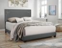 Ishiko II Queen Bed in Gray Fabric 20910Q