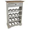 vidaXL Wine Rack Solid Reclaimed Wood 21.7"x9.1"x33.5"