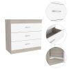 Bethage 3-Drawer Dresser White