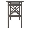 Xander Foldable Desk, Oyster Gray