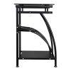 Exquisite Integrated Stalinite Computer Desk Black RT