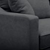U-style Upholstered Modern Loveseat with Metal Legs â€šÃ„Ã¬ Durable with 2 Pillows; 2-3 People Seat Capacity