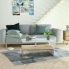 vidaXL Coffee Table Engineered Wood 35.4"x23.2"x16.5" Oak and White