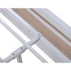 Metal and Wood Bed Frame with Headboard and Footboard ; Full Size Platform Bed ; No Box Spring Needed; Easy to Assemble(White)