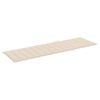 vidaXL Sun Lounger with Cushion Solid Acacia Wood and Galvanized Steel