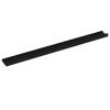 vidaXL Wall Shelves 2 pcs Black 39.4"x3.5"x1.2"