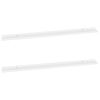 vidaXL Wall Shelves 2 pcs White 45.3"x3.5"x1.2"