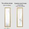 Full Length Mirror Door Mirror Full Body Dressing Mirror Wall Mounted Hanging for Dorm Home; 50&quot;x 14&quot;; Gold