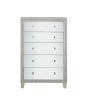 Sliverfluff Chest; Mirrored &amp; Champagne Finish BD00247