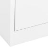 vidaXL Filing Cabinet White 35.4"x18.1"x40.6" Steel