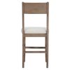 Farmhouse Counter Height 5-Piece Dining Table Set with 1 Rectangular Dining Table and 4 Dining Chairs for Small Places