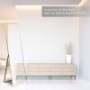 Full Length Mirror; Floor Mirror with Stand; Dressing Mirror ; Bedroom Mirror with Aluminium Frame 65&quot;x22&quot;; Gold