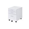 Tennos Cabinet; White &amp; Chrome Finish 93194