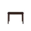 Ingeborg Dining Set (5Pc Pk) in Black PU &amp; Espresso 71835