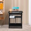 Exquisite Integrated Stalinite Computer Desk Black RT
