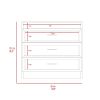 Bethage 3-Drawer Dresser White