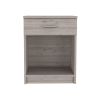 Merimac 1-Drawer 1-Shelf Nightstand White