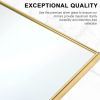 Full Length Mirror; Floor Mirror with Stand; Dressing Mirror ; Bedroom Mirror with Aluminium Frame 65&quot;x22&quot;; Gold