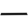 vidaXL Wall Shelves 2 pcs Black 39.4"x3.5"x1.2"