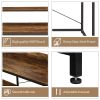 Home Office Computer Desk with Storage Shelves and Monitor Stand Riser Shelf Study Writing Desk Computer Table
