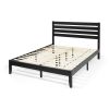 Guilford Queen Size Black Bed with Headboard by Christopher Knight Home