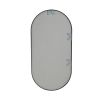 18 x 35 Inch Bathroom Mirror Black Aluminum Frame