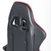 Gaming Office High Back Computer Leather Desk Mesh Ergonomic 180 Degrees Adjustable Swivel Task Chair with Headrest and Lumbar Support;  & Footrest ;