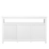51.2''Multifunctional Large storage capacity Cabinet Morden Console Table With Multiple Small Storage Spaces for Living Room With with 2 Doors and 6 S