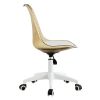 Modern Home Office Desk Chairs;  Adjustable 360 Â¬âˆžSwivel Chair Engineering Plastic Armless Swivel Computer Chair With Wheels for Living Room;  Bed Roo