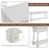 Console Table 64" Long Extra-thick Sofa Table with Drawers and Shelf for Entryway, Hallway, Living Room