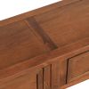 Console Table Sofa Table for Entryway with Drawers and Long Shelf Rectangular