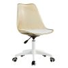 Modern Home Office Desk Chairs;  Adjustable 360 Â¬âˆžSwivel Chair Engineering Plastic Armless Swivel Computer Chair With Wheels for Living Room;  Bed Roo