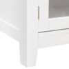 51.2''Multifunctional Large storage capacity Cabinet Morden Console Table With Multiple Small Storage Spaces for Living Room With with 2 Doors and 6 S