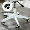 Modern Home Office Desk Chairs;  Adjustable 360 Â¬âˆžSwivel Chair Engineering Plastic Armless Swivel Computer Chair With Wheels for Living Room;  Bed Roo