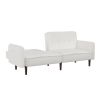Futon Sofa bed For Living Room with Solid Wood Leg