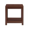 Side Table , 2-Tier Small Space End Table ,Modern Night Stand, Sofa table, Side Table with Storage Shelve