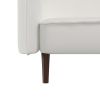 Futon Sofa bed For Living Room with Solid Wood Leg