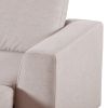 3 Pieces U shaped Sofa with Removable Ottomans