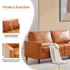 Modern Style Sofa and Loveseat Sets PU Leather Upholstered Couch Furniture for Home or Office (2+3 Seat)